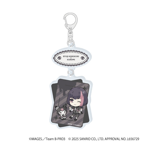 『B-PROJECT~熱烈*ラブコール~×サンリオキャラクターズ』連結アクリルキーホルダー02/是国竜持×クロミ(ミニキャライラスト)